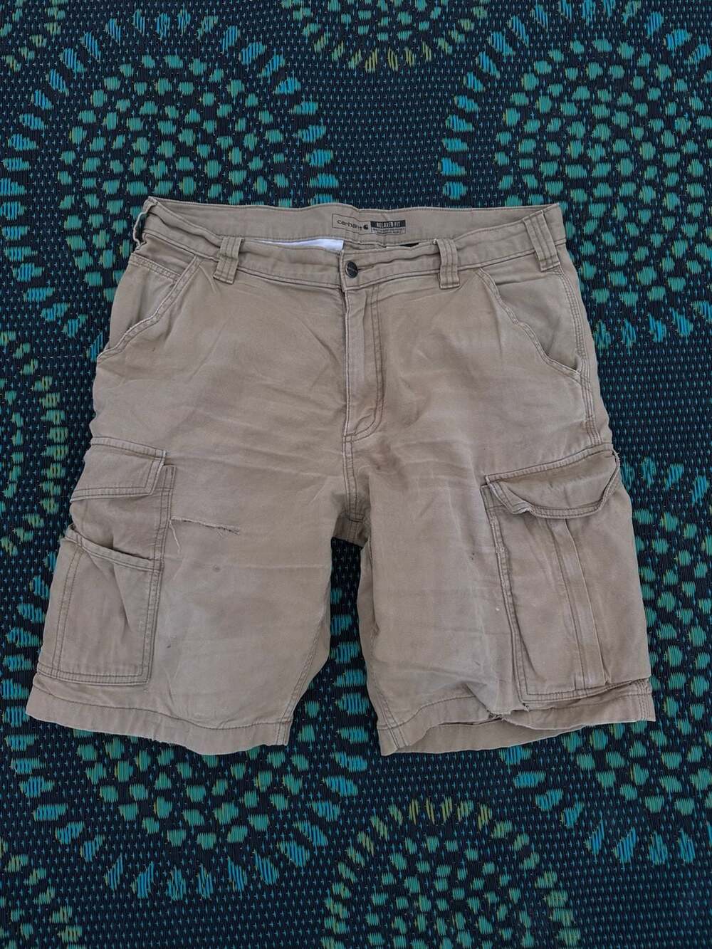 Distressed Carhartt Cargo Shorts